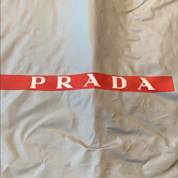 Prada vinyl drawstring protective dust bag - Picture 6 of 6